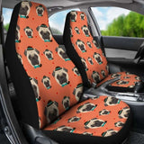 Hipster Pug Car Seat Covers 102918 - YourCarButBetter