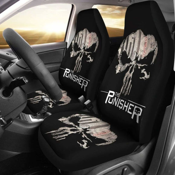 History File The Punisher Car Seat Covers 1 182417 - YourCarButBetter