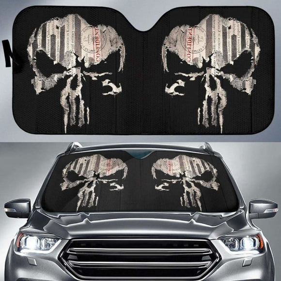 History Punisher Auto Sun Shade 06 172609 - YourCarButBetter