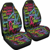 Holy Bible Books Pink Mixed Colors Car Seat Covers 04 195016 - YourCarButBetter