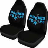 Hooked For Life Fishing Car Seat Covers 113208 - YourCarButBetter