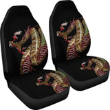Horror Deadly Zombie Snake Car Seat Covers 211301 - YourCarButBetter