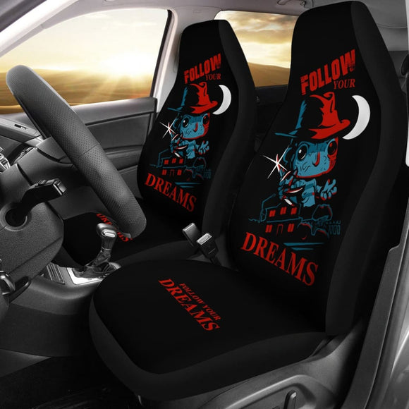 Horror Freddy Krueger Follow Your Dreams Car Seat Covers 212903 - YourCarButBetter