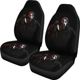 Horror Ghostface With Knife Scream Car Seat Covers 212903 - YourCarButBetter