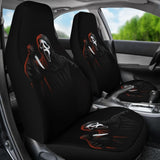 Horror Ghostface With Knife Scream Car Seat Covers 212903 - YourCarButBetter