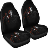 Horror Ghostface With Knife Scream Car Seat Covers 212903 - YourCarButBetter