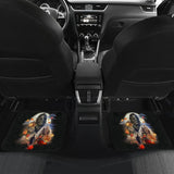 Horror Movie Car Floor Mats | Michael Myers And Laurie Maple Leaf Falling Car Mats 210101 - YourCarButBetter