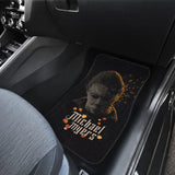 Horror Movie Car Floor Mats | Michael Myers Fading Face Maple Leaf Car Mats 210101 - YourCarButBetter