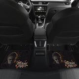 Horror Movie Car Floor Mats | Michael Myers Fading Face Maple Leaf Car Mats 210101 - YourCarButBetter