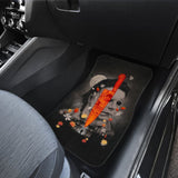 Horror Movie Car Floor Mats | Michael Myers Skull Maple Leaf Falling Car Mats 210101 - YourCarButBetter