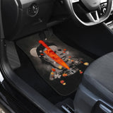 Horror Movie Car Floor Mats | Michael Myers Skull Maple Leaf Falling Car Mats 210101 - YourCarButBetter