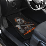 Horror Movie Car Floor Mats | Michael Myers Vintage Maple Leaf Color Car Mats 210101 - YourCarButBetter