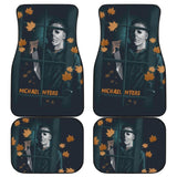 Horror Movie Car Floor Mats | Michael Myers Window Maple Leaf Patterns Car Mats 210101 - YourCarButBetter