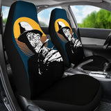 Horror Movie Car Seat Covers Freddy Krueger Retro Vintage Yellow Moon Seat Covers 094201