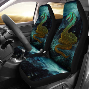 Horror Nightmare Zombie Snake Car Seat Covers 211301 - YourCarButBetter