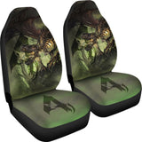 Horror Zombie Dragon Green Resident Evil 4 Car Seat Covers 212603 - YourCarButBetter