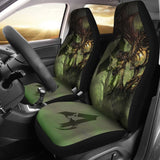 Horror Zombie Dragon Green Resident Evil 4 Car Seat Covers 212603 - YourCarButBetter