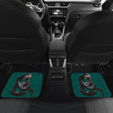 Horror Zombie Snake Green Themed Car Floor Mats 211301 - YourCarButBetter