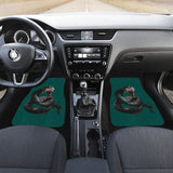 Horror Zombie Snake Green Themed Car Floor Mats 211301 - YourCarButBetter