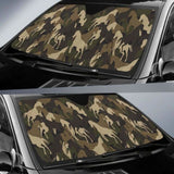 Horse Camo Camouflage Pattern Car Auto Sun Shades 172609 - YourCarButBetter