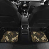 Horse Camouflage Pattern Front And Back Car Mats 200904 - YourCarButBetter