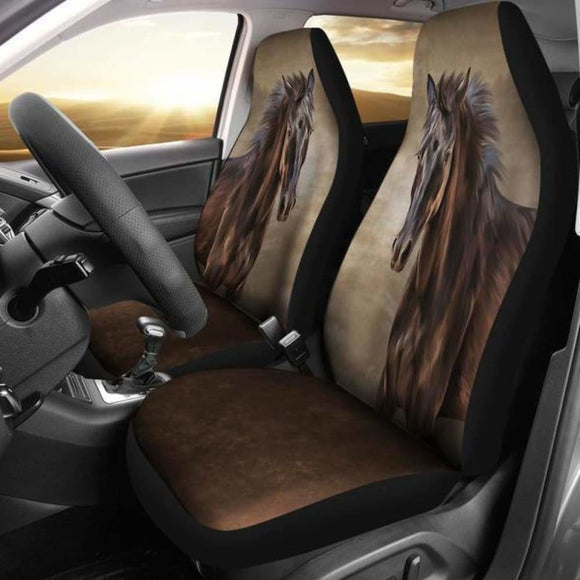 Horse Car Seat Covers Bohemian Horse 170804 - YourCarButBetter