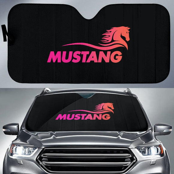 Horse Ford Mustang Style Car Auto Sun Shades 210801 - YourCarButBetter