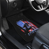 Horse Lovers Gift American Flag Car Floor Mats 210506 - YourCarButBetter