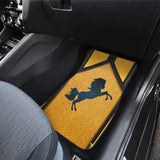Horse Metallic Texture Style Printed Car Floor Mats Custom 2 210303 - YourCarButBetter