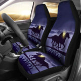Horse - Night Car Seat Cover 231007 - YourCarButBetter