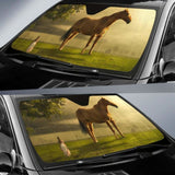 Horse Teen Girl Dream Landscape Atmosphere 4K Car Sun Shade 172609 - YourCarButBetter