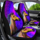 Horse Watercolor Painting -Universal Front Car Seat Covers Protection 184610 - YourCarButBetter