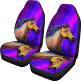 Horse Watercolor Painting -Universal Front Car Seat Covers Protection 184610 - YourCarButBetter