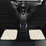 Horseshoes Pattern Print Design 02 Front And Back Car Mats 200904 - YourCarButBetter