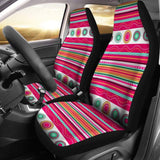 Hot Pink Aztec Design Car Seat Covers 174510 - YourCarButBetter