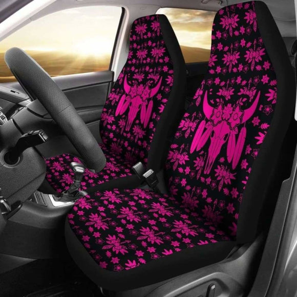 Hot Pink Boho Pattern Car Seat Covers 105905 - YourCarButBetter