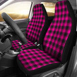 Hot Pink Plaid Car Seat Covers Seat Protectors 105905 - YourCarButBetter