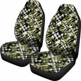 Houndstooth Car Seat Covers Pattern Camo 112608 - YourCarButBetter