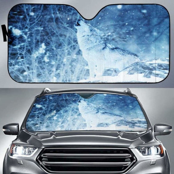 Howling Wolf Auto Sun Shade 172609 - YourCarButBetter