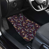 Hummingbird Pattern Print Design 04 Front And Back Car Mats 174914 - YourCarButBetter