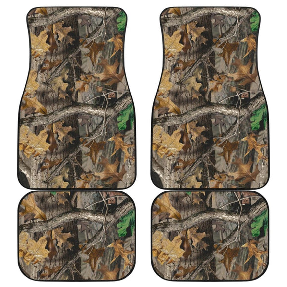 Hunting Camouflage Car Floor Mats 211005 - YourCarButBetter