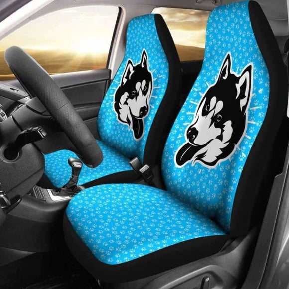 Husky Dog Paw Car Seat Covers Awesome 161012 - YourCarButBetter