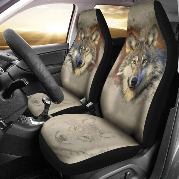 I Am A Wolf Car Seat Covers 180626 - YourCarButBetter