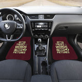 I Don’t Trust Words I Trust Pictures Amazing Gift Photograph Lovers Car Floor Mats 213005 - YourCarButBetter