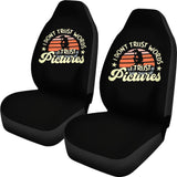 I Don’t Trust Words I Trust Pictures Car Seat Covers 213005 - YourCarButBetter