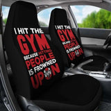 I Hit The Gym Car Seat Covers 192609 - YourCarButBetter