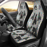 I Love Schnauzers Car Seat Covers (Paw Prints No Heart) 101819 - YourCarButBetter