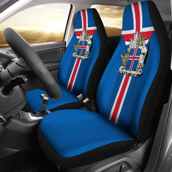 Iceland Coat Of Arms Car Seat Cover Amazing 105905 - YourCarButBetter