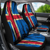 Iceland Grunge Flag Car Seat Cover 1 232125 - YourCarButBetter