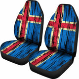 Iceland Grunge Flag Car Seat Cover 1 232125 - YourCarButBetter